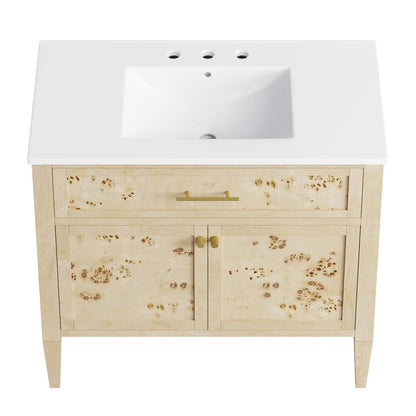 Elysian 36" Wood Bathroom Vanity by Modway