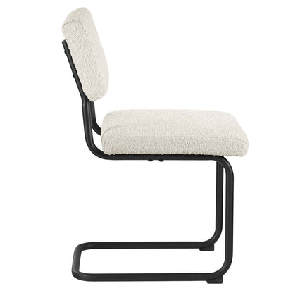 Parity Boucle Dining Side Chairs Set of 2 by Modway