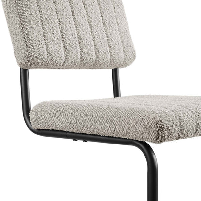 Parity Boucle Dining Side Chairs Set of 2 by Modway