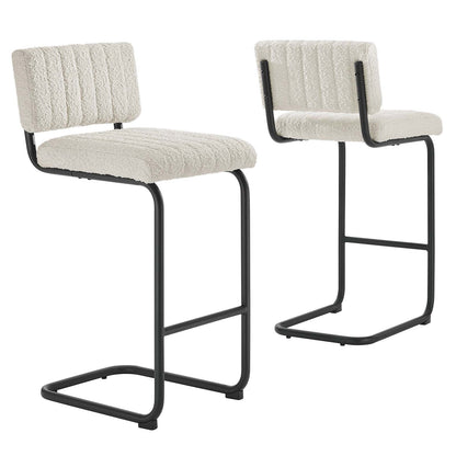 Parity Boucle Counter Stools Set of 2 by Modway