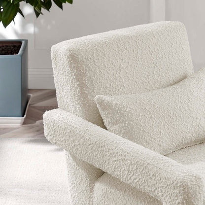 Mirage Boucle Upholstered Armchair by Modway