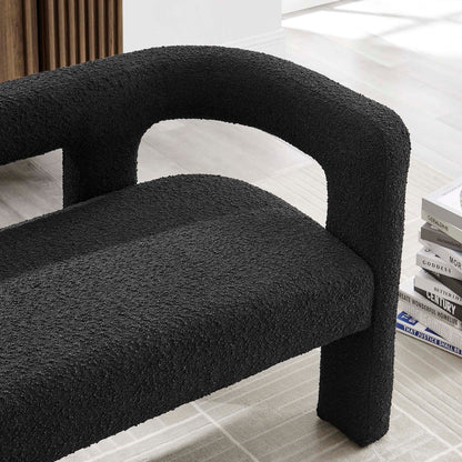Kayla Boucle Upholstered Loveseat by Modway