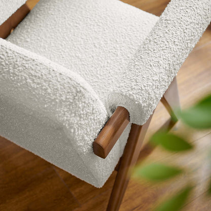Lyra Boucle Fabric Armchair by Modway