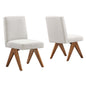 Lyra Fabric Dining Room Side Chair Set of 2 by Modway