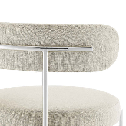 Albie Fabric Bar Stools Set of 2 by Modway