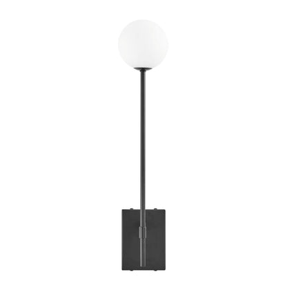 Riva White Globe Wall Sconce by Modway