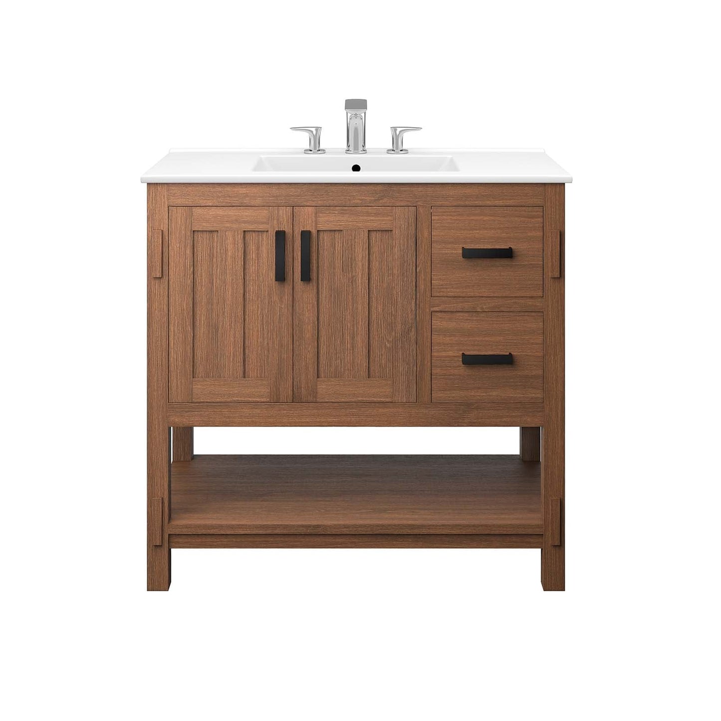 Ashlyn 36" Wood Bathroom Vanity by Modway