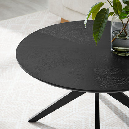 Crossroads Round Wood Coffee Table by Modway