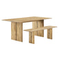 Amistad 72" Wood Dining Table and Bench Set by Modway