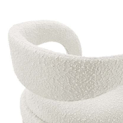 Pinnacle Boucle Upholstered Counter Stool Set of 2 by Modway
