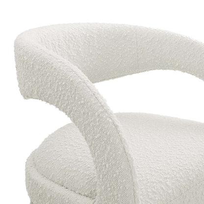 Pinnacle Boucle Upholstered Bar Stool Set of 2 by Modway