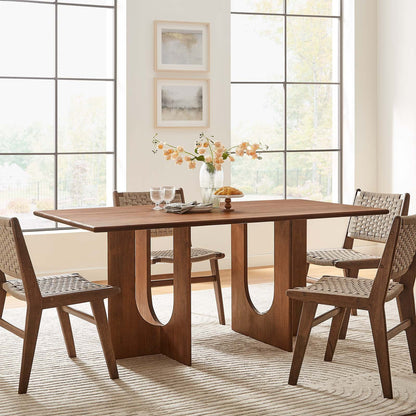 Rivian Rectangular 70" Wood Dining Table by Modway