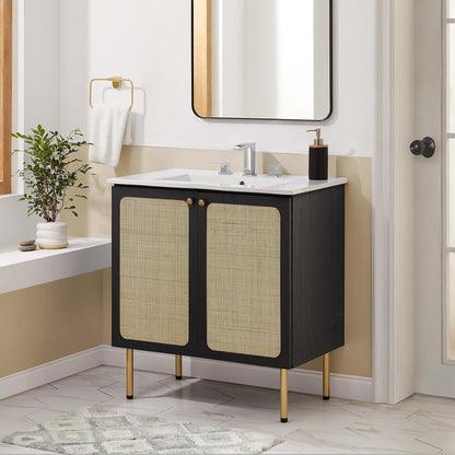 Chaucer 30" Bathroom Vanity Cabinet (Sink Basin Not Included) by Modway