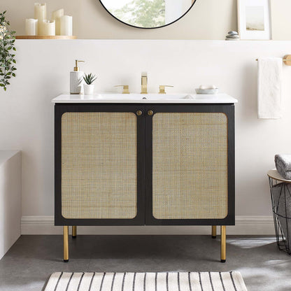 Chaucer 36" Bathroom Vanity Cabinet (Sink Basin Not Included) by Modway