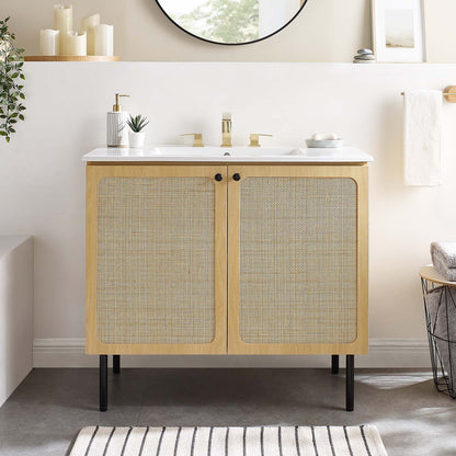 Chaucer 36" Bathroom Vanity Cabinet (Sink Basin Not Included) by Modway