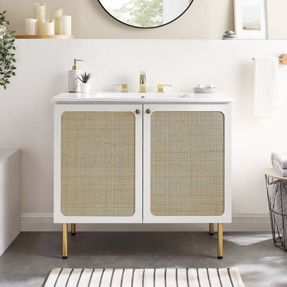 Chaucer 36" Bathroom Vanity Cabinet (Sink Basin Not Included) by Modway