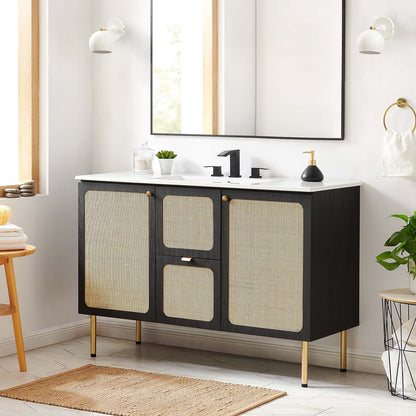 Chaucer 48" Bathroom Vanity Cabinet (Sink Basin Not Included) by Modway