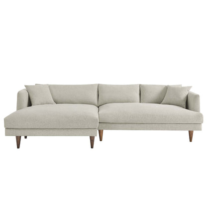 Zoya Left-Facing Down Filled Overstuffed Sectional Sofa by Modway