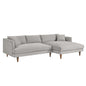 Zoya Right-Facing Down Filled Overstuffed Sectional Sofa by Modway