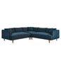 Zoya 3 Piece Down Filled Overstuffed Sectional Sofa by Modway