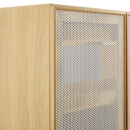 Calla 36" Perforated Metal Bathroom Vanity Cabinet (Sink Basin Not Included) by Modway