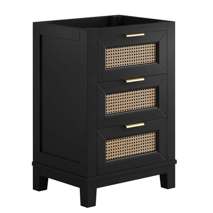 Dixie 24" Solid Wood Bathroom Vanity Cabinet (Sink Basin Not Included) by Modway