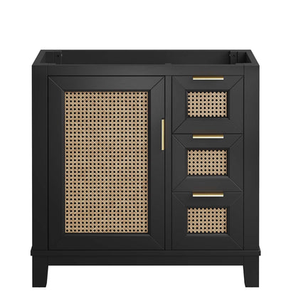 Dixie 36" Solid Wood Bathroom Vanity Cabinet (Sink Basin Not Included) by Modway
