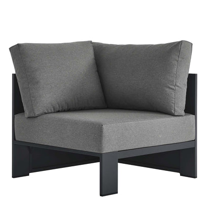 Tahoe Outdoor Patio Powder-Coated Aluminum Modular Corner Chair by Modway