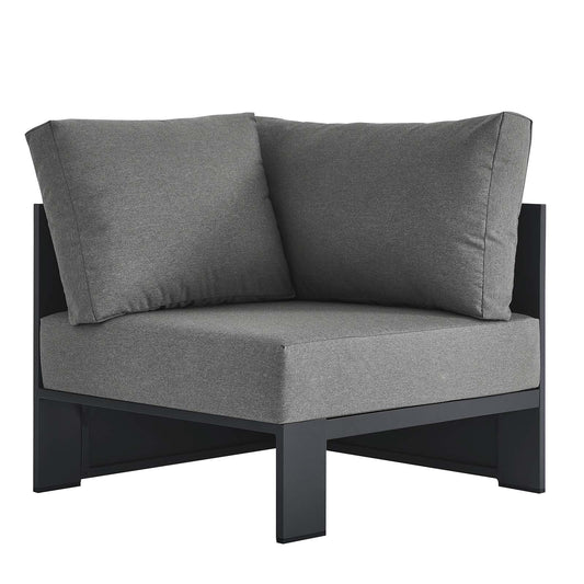 Tahoe Outdoor Patio Powder-Coated Aluminum Modular Corner Chair by Modway