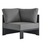 Tahoe Outdoor Patio Powder-Coated Aluminum Modular Corner Chair by Modway