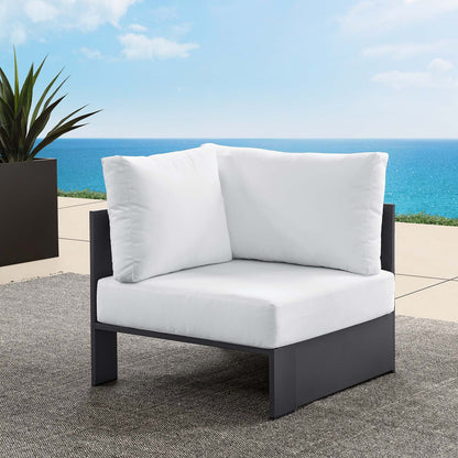 Tahoe Outdoor Patio Powder-Coated Aluminum Modular Corner Chair by Modway