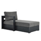 Tahoe Outdoor Patio Powder-Coated Aluminum Modular Left-Facing Chaise Lounge by Modway