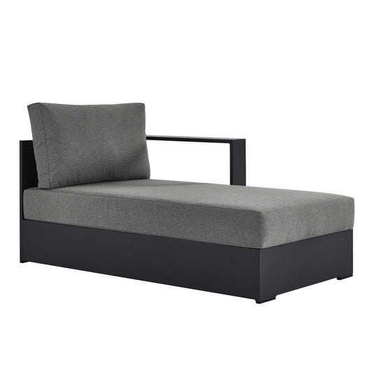Tahoe Outdoor Patio Powder-Coated Aluminum Modular Right-Facing Chaise Lounge by Modway