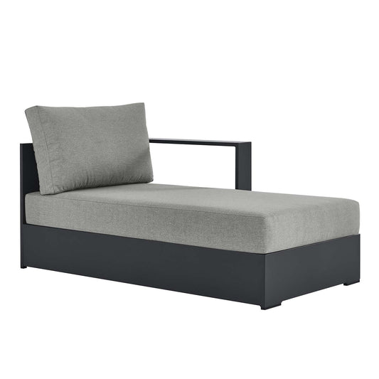 Tahoe Outdoor Patio Powder-Coated Aluminum Modular Right-Facing Chaise Lounge by Modway