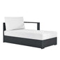 Tahoe Outdoor Patio Powder-Coated Aluminum Modular Right-Facing Chaise Lounge by Modway