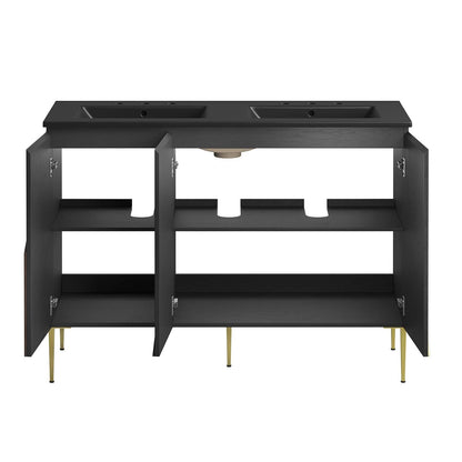 Alchemist 48" Double Sink Bathroom Vanity by Modway