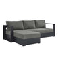 Tahoe 2-Piece Outdoor Patio Powder-Coated Aluminum Left-Facing Chaise Sectional Sofa Set by Modway