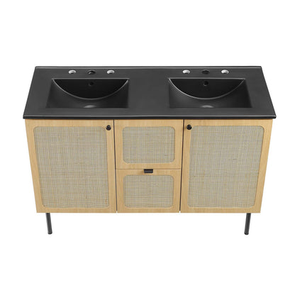 Chaucer 48" Double Sink Bathroom Vanity by Modway