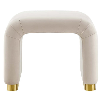 Koda Performance Velvet Waterfall Stool by Modway