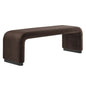 Koda Performance Velvet Waterfall Long Bench by Modway