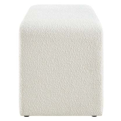 Simba Boucle Fabric Waterfall Long Bench by Modway
