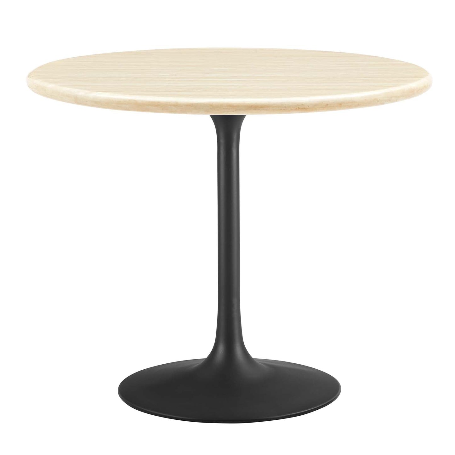 Lippa 36" Round Faux Travertine Dining Table by Modway