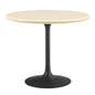 Lippa 36" Round Faux Travertine Dining Table by Modway