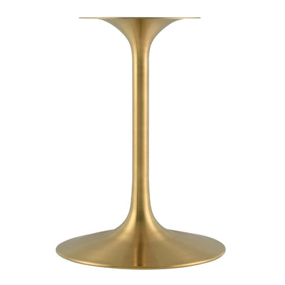 Lippa 36" Round Faux Travertine Dining Table by Modway