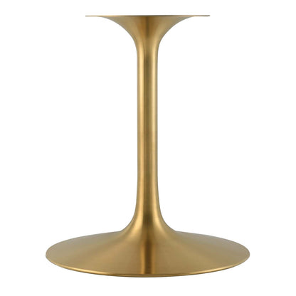 Lippa 48" Round Faux Travertine Dining Table by Modway