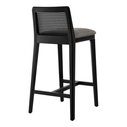 Monarch Wood and Rattan Counter Stool by Modway