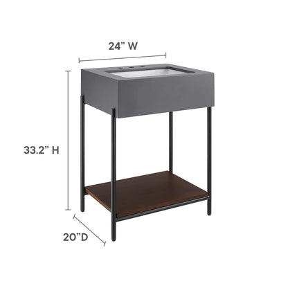 Etch 24" Bathroom Vanity with Sink by Modway