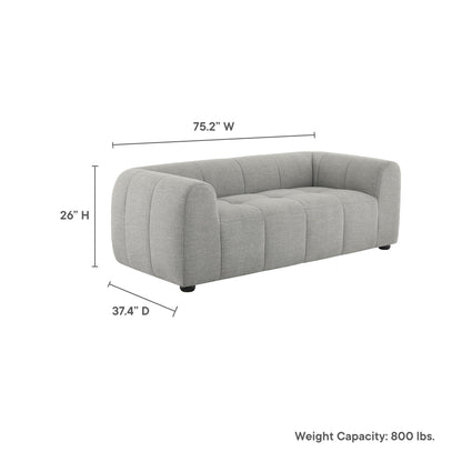 Liana Upholstered Fabric Loveseat by Modway