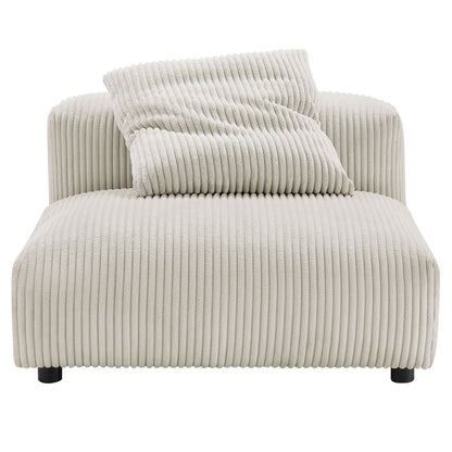 Solace Modular Corduroy Upholstered Armless Chair by Modway