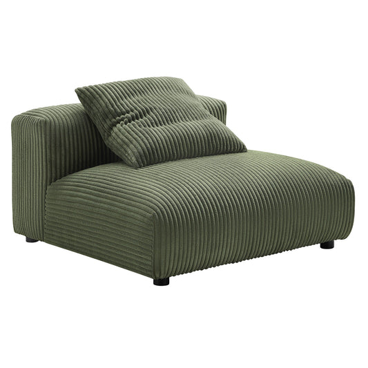 Solace Modular Corduroy Upholstered Armless Chair by Modway